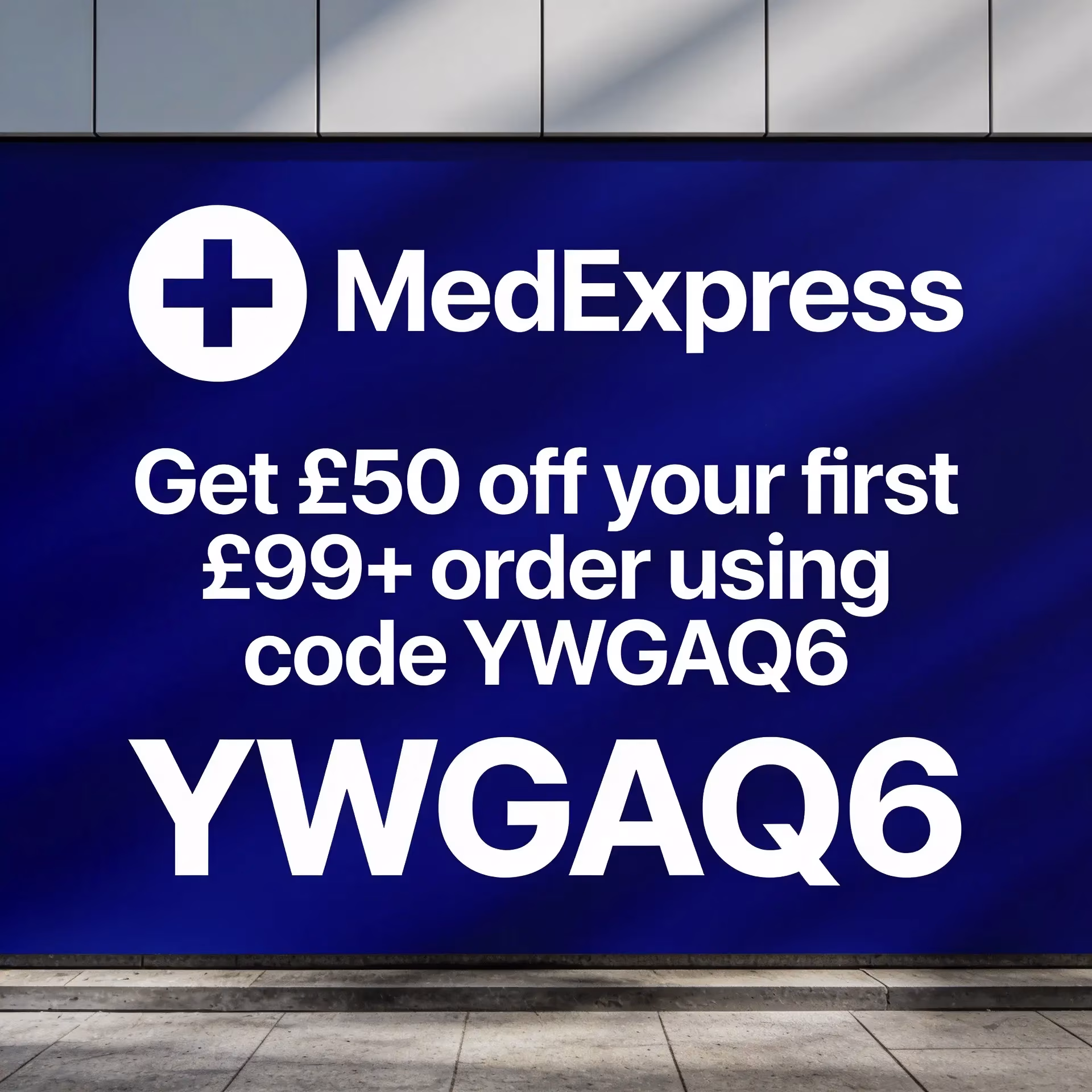 MedExpress ad: Get £50 off your first £99+ order with code YWGAQ6 from Stockmark.it