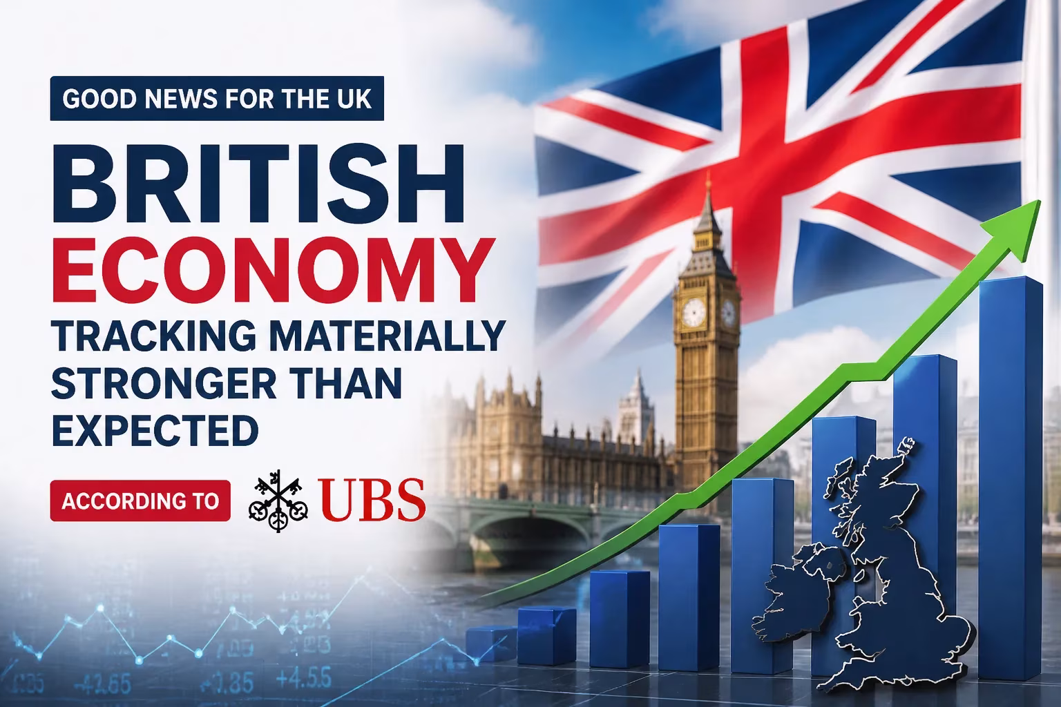 British Economy Tracking Materially Stronger Than Expected According to UBS