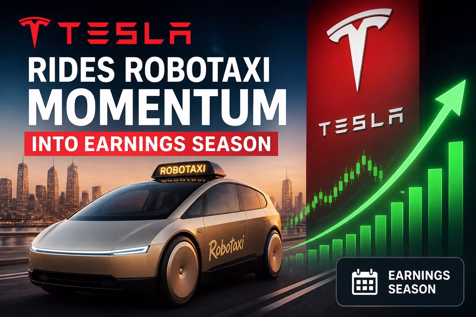 Tesla Rides Robotaxi Momentum into Earnings Season